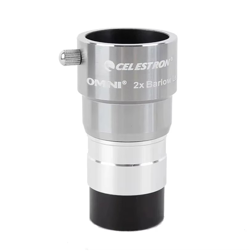 Celestron OmnI 2X Barlow-Linse 1,25 Zoll mit Solar-, Sonnen- und Mondfilter-Set für die Planetenbeobachtung, Multicolor - Bild 2
