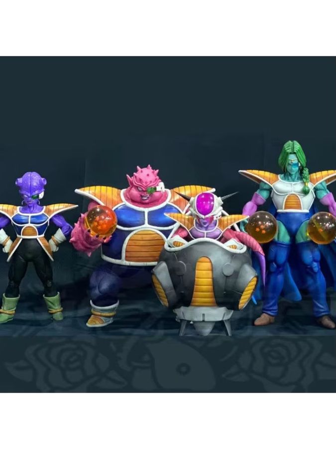 Bandai Dragon Balls Scale Model Figuren Set in Lila und Multicolor - Bild 5
