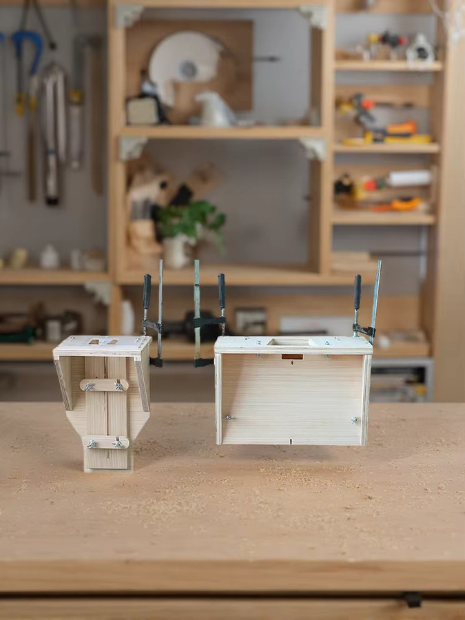 HUATOOL Schwalbenschwanz-Arbeitsrahmen und Schablonenform für den Gitarrenbau - Bild 2