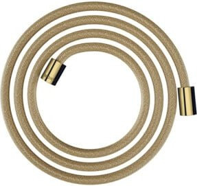 Hansgrohe Textilbrauseschlauch 2000 in Gold Optik mit Anti-Kink und Anti-Twist Funktionen - Bild 1