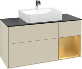 V&B Waschtischunterschrank Finion in Lackoptik, Breite: 120 cm, Tiefe: 50,1 cm, Höhe: 50,1 cm - Bild 1
