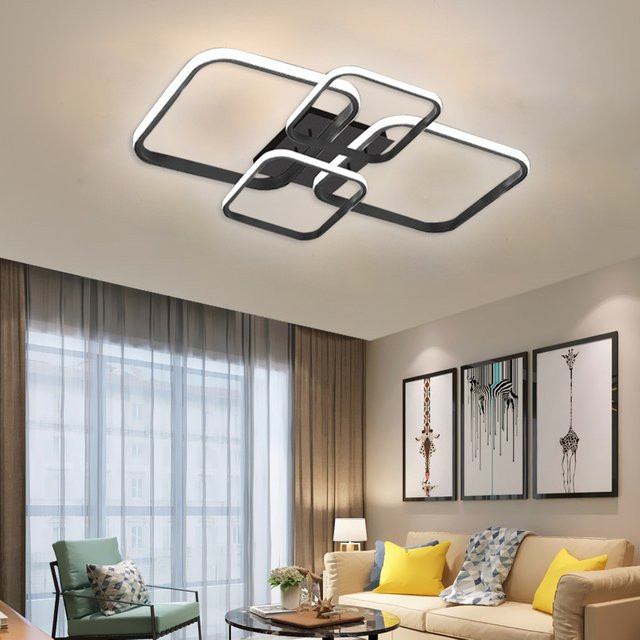 CETANT Moderne LED-Deckenleuchte im 4er-Set, Weiß, Aluminium, Dekorative Downlight-Beleuchtung für Wohnzimmer, Schlafzimmer und Home-Office - Bild 1