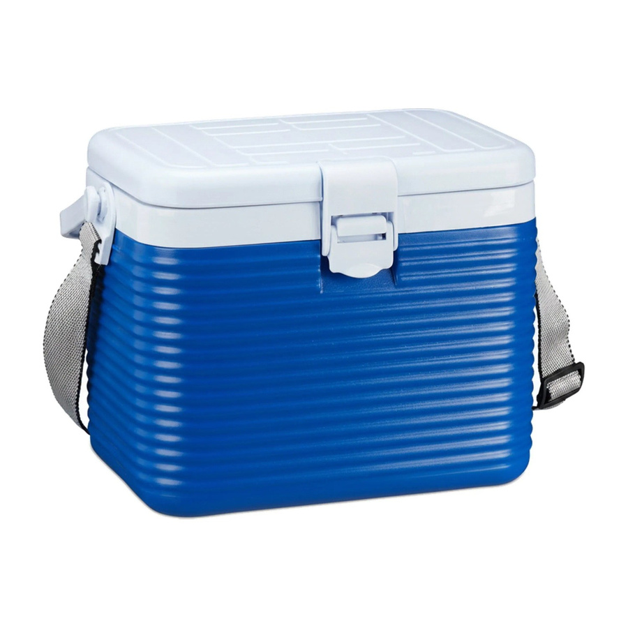 Relaxdays Kühlbox aus Kunststoff in Weiß und Blau, 1,26 kg - Bild 2