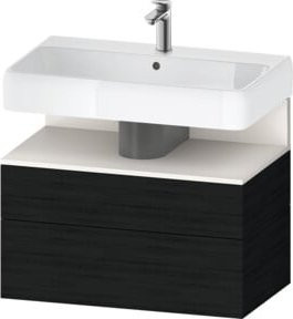 Duravit Waschtischunterschrank Qatego in Weiß, Wandhängend, B/T/H: 79 x 47 x 59 cm - Bild 1