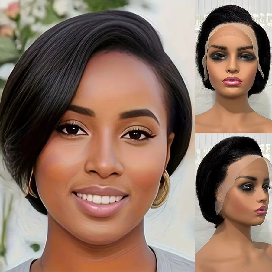 TENDRESSE Pixie Cut Perücke, 100% Echthaar, 8 Zoll, Damen - Bild 2