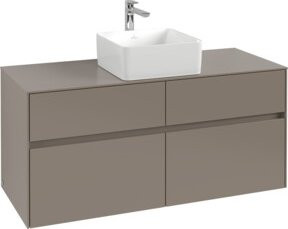 Villeroy & Boch Waschtischunterschrank Collaro in White Oak, Wandhängend, B/T/H: 120 x 50 x 50 cm - Bild 1
