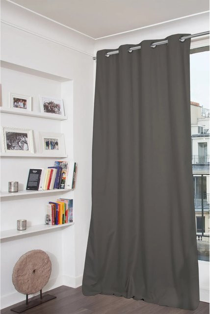 Moondream Verdunklungsvorhang Dunkelgrau als Ösenschal, Höhe: 250 cm, Breite: 135 cm - Bild 1