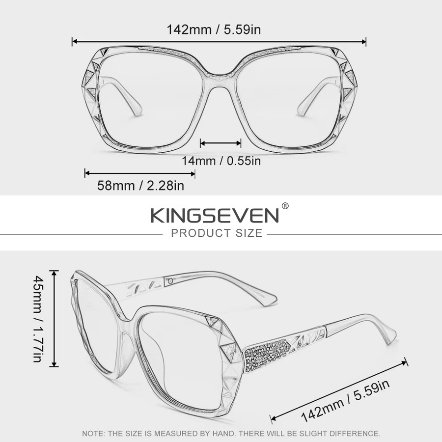 KINGSEVEN Sonnenbrille Butterfly, Vollrand, Kunststoff, Damen - Bild 3