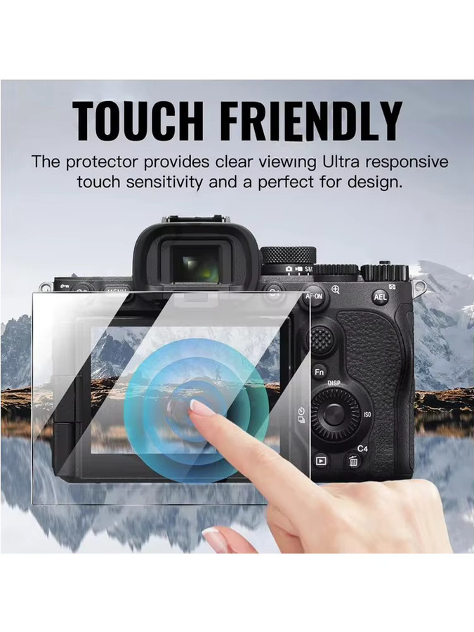 PULUZ Displayschutzfolie aus gehärtetem Glas für Sony Alpha 7 V ILCE-7M5, transparent, kratzfest und anti-fingerabdruck - Bild 7