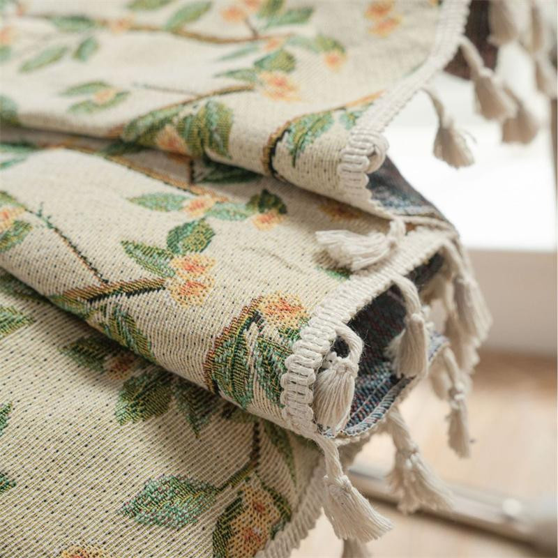 Boho-Vorhang mit Blumen- und Vogelmotiv von Big House decor, lichtfilterndes Jacquard-Textil in Multicolour, Breite: 150 cm, Höhe: 300 cm - Bild 2