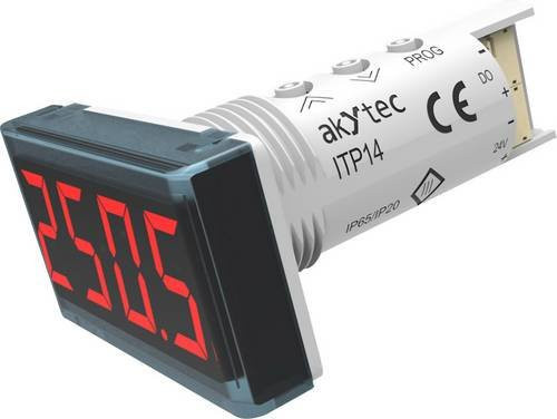 AkYtec ITP14 Digitales Einbaumessgerät in Weiß - Bild 1