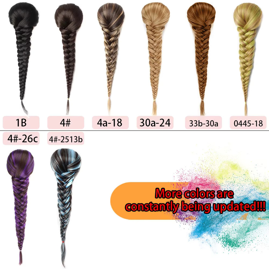 GUIMU Fishbone Braid Haarverlängerung, 16 Zoll, Damen - Bild 4