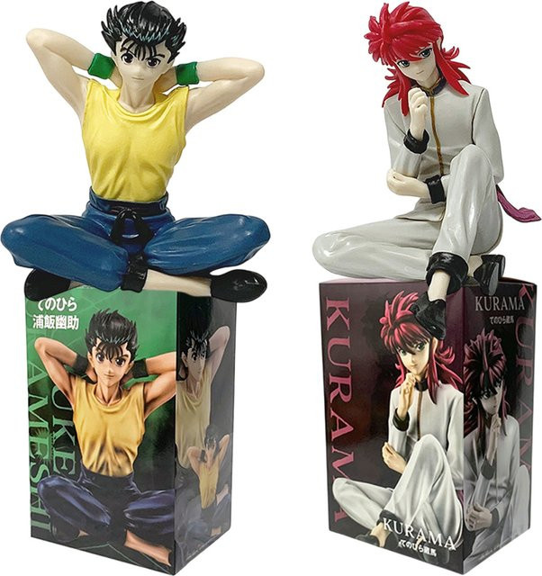 TAKARA TOMY YuYu Hakusho Urameshi Yuusuke Kurama Anime Figur, 9cm, Kunststoff - Bild 1
