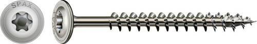 Spax Holzschraube Edelstahl A2 mit Torx-Antrieb, Farbe: Silber, Durchmesser: 8 mm, Länge: 100 mm, 50 Stück - Bild 1