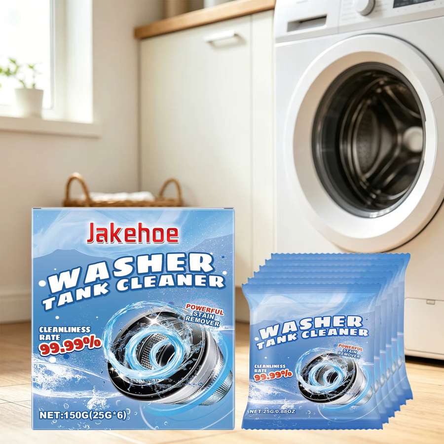JAKEHOE Waschmaschinen-Reinigungspulver zur Schmutzentfernung und Geruchsbeseitigung in Blau - Bild 5