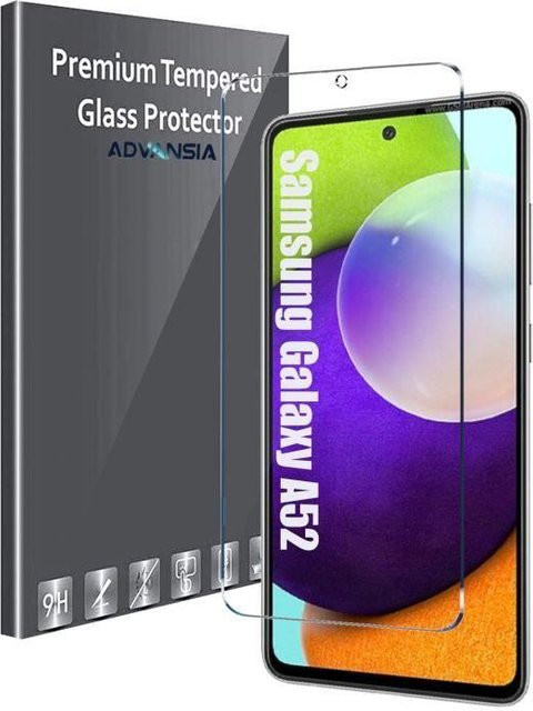 Advansia Displayschutz aus 9H gehärtetem Glas für Samsung Galaxy A52 in Transparent - Bild 1