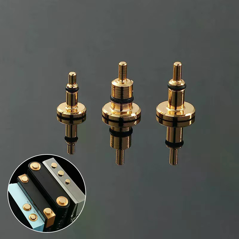 IRiver Premium-Staubschutzkappe aus vergoldetem Messing für 3,5 mm Kopfhöreranschlüsse der SP3000-Serie in Gold - Bild 2