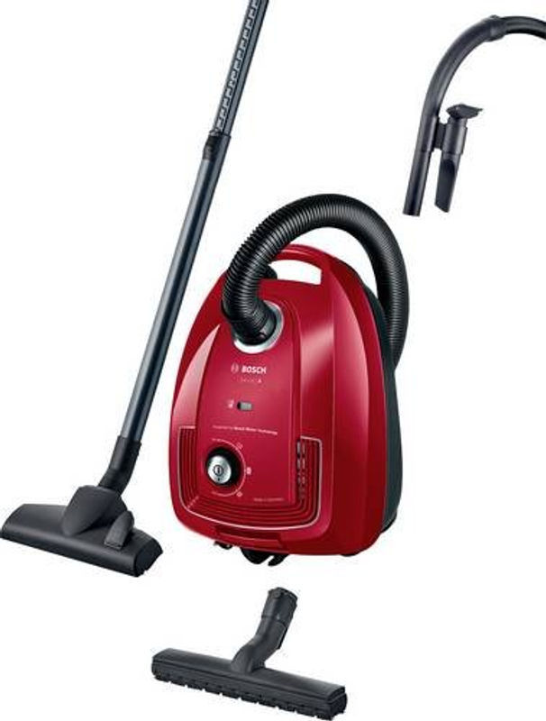 Bosch Serie 4 BGD38RD1H Bodenstaubsauger mit Beutel in Rot - Bild 3