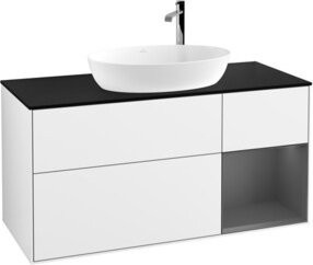 V&B Waschtischunterschrank Finion in Weiß Lackiert, Breite: 120 cm, Tiefe: 50,1 cm, Höhe: 50,1 cm - Bild 1