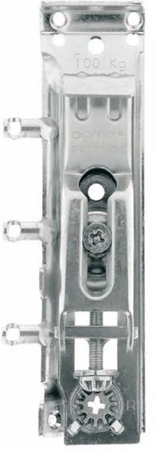 Camar Schrankaufhänger 817 Rechts für Seitenwand aus verzinktem Stahl in Silber, Tragkraft 100kg - Bild 1