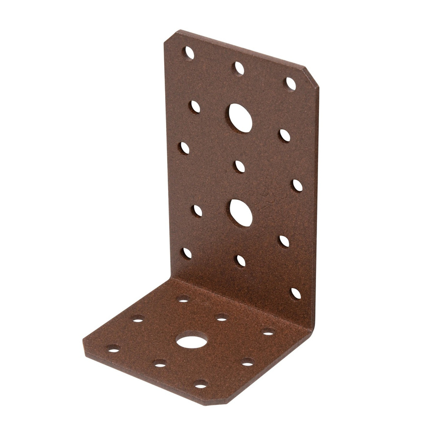 GAH Alberts Duravis Winkelverbinder aus Stahl in Rostbraun, B/T/H: 100 x 60 x 60 mm - Bild 2