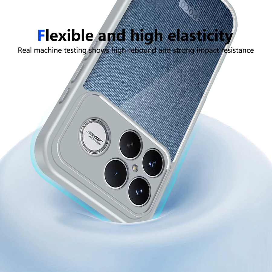 Stoßfeste Silikon Schutzhülle für Xiaomi Poco F8 Ultra 5G in Transparent oder Schwarz mit Air-Kissen-Technologie und matter Rückseite - Bild 4