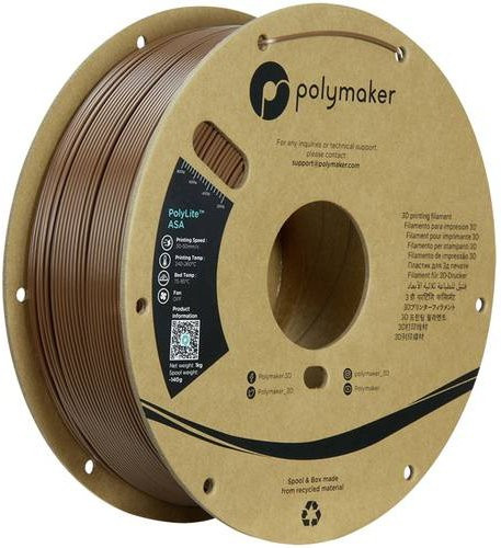 Polymaker PolyLite ASA Filament Army Brown 1,75 mm 1000 g UV- und witterungsbeständig - Bild 1