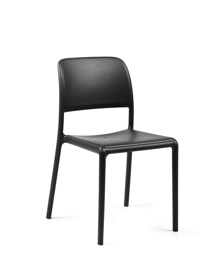 Nardi Riva Bistrot Stuhl aus Kunststoff in Blau oder Schwarz matt - Bild 2