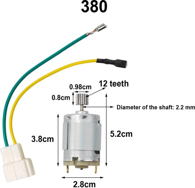 Elektromotor für Elektroauto, 1 Satz, Metall, Grau - Bild 1