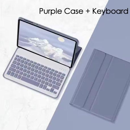 Bluetooth Tastaturhülle mit Maus und Stifthalter für Huawei Honor Pad X9A X9 Pro 11,5 Zoll in Portuguese Violett - Bild 1