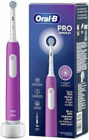 Oral-B Pro Junior Elektrische Kinderzahnbürste, Lila - Bild 2