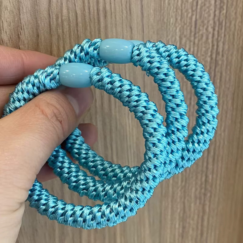 ZUXMINL Armband-Haargummis, 3 Stück, Schwarz, Damen - Bild 3