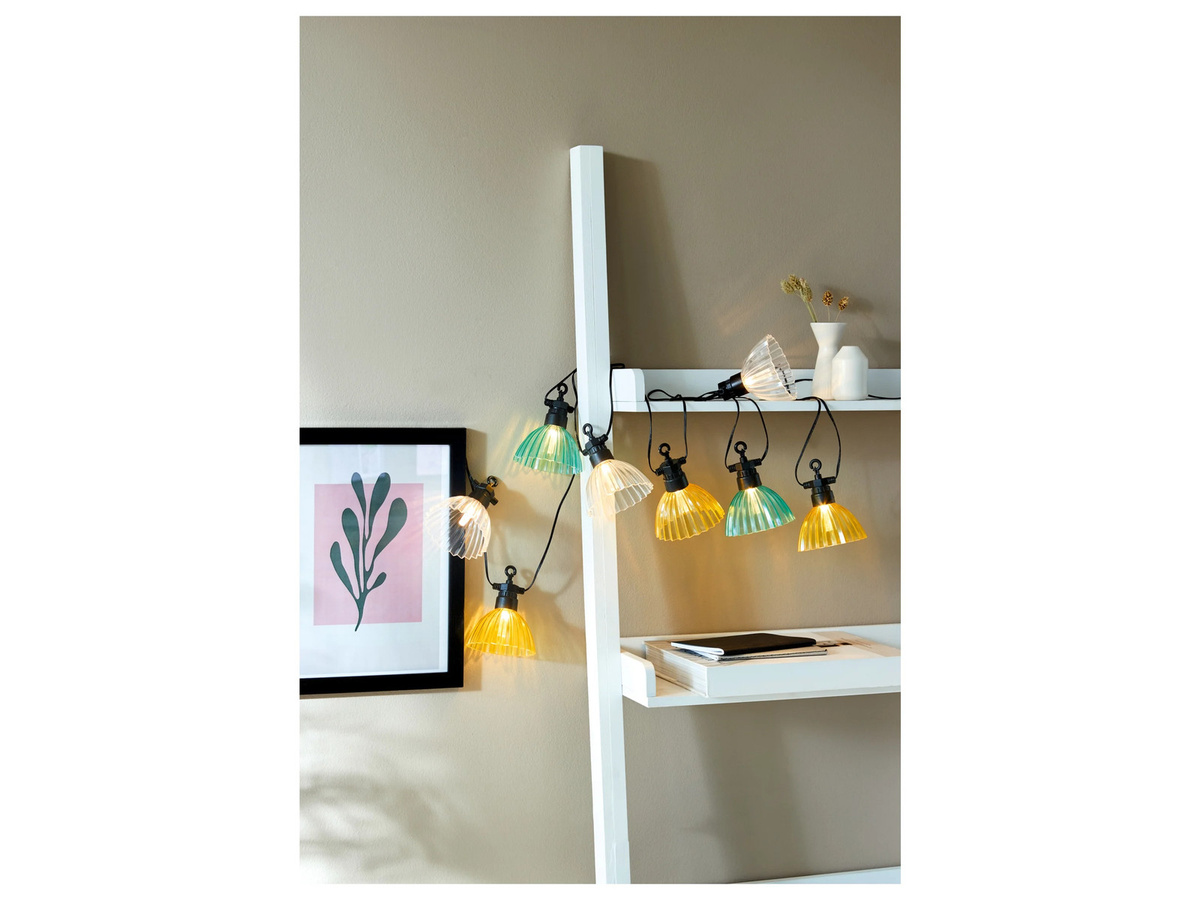 LIVARNO HOME LED-Lichterkette mit Lampenschirm für Indoor und Outdoor, mehrfarbig - Bild 2