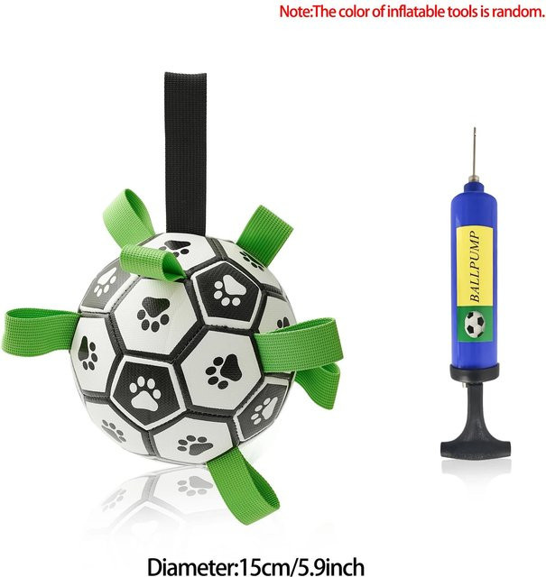 BC Pet Supplies Hundefußballspielzeug, aufgeblasener Trainingsball, black - Bild 1