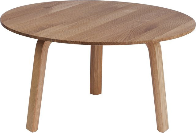 HAY Bella Couchtisch aus Eichenholz in Braun, Durchmesser: 60 cm, Höhe: 32 cm - Bild 1