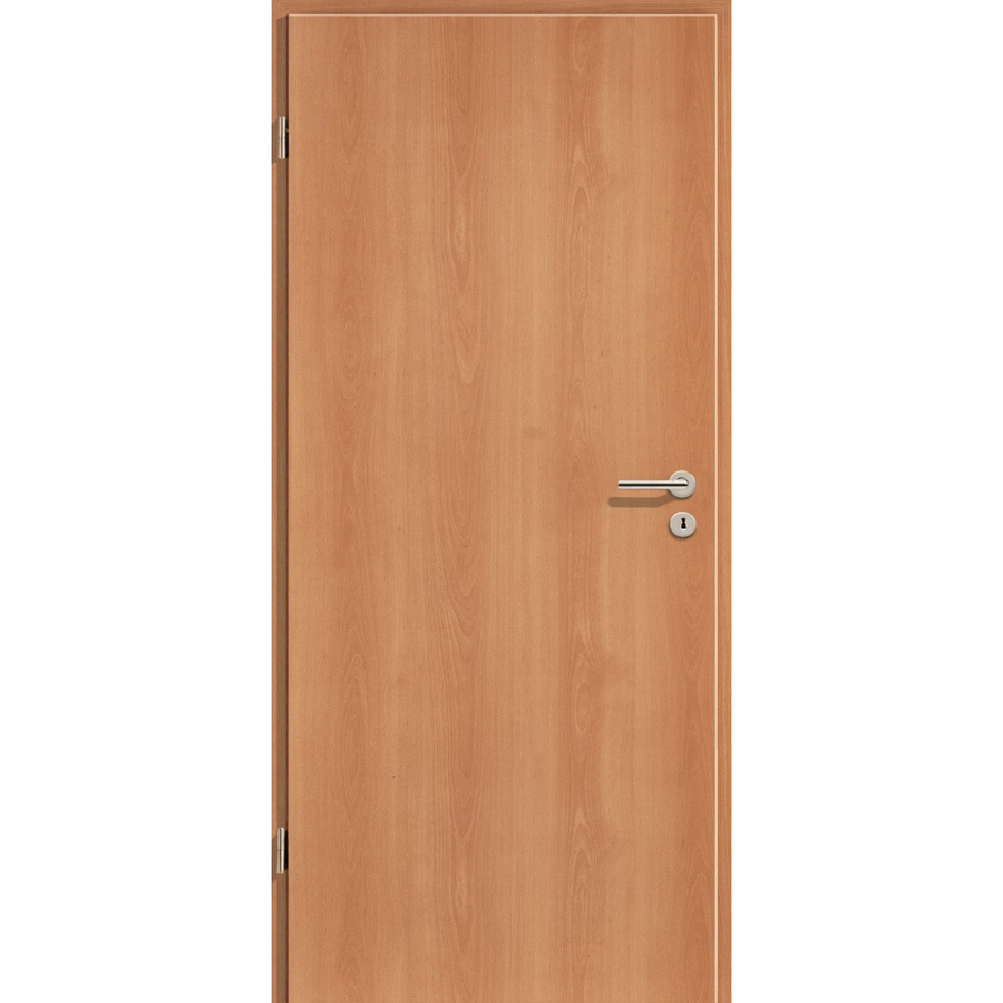 Zimmertür Blum Dekor in Buche Optik mit floralem Muster, Farbe Braun, B/H: 86 x 198,5 cm, Anschlag Links - Bild 2