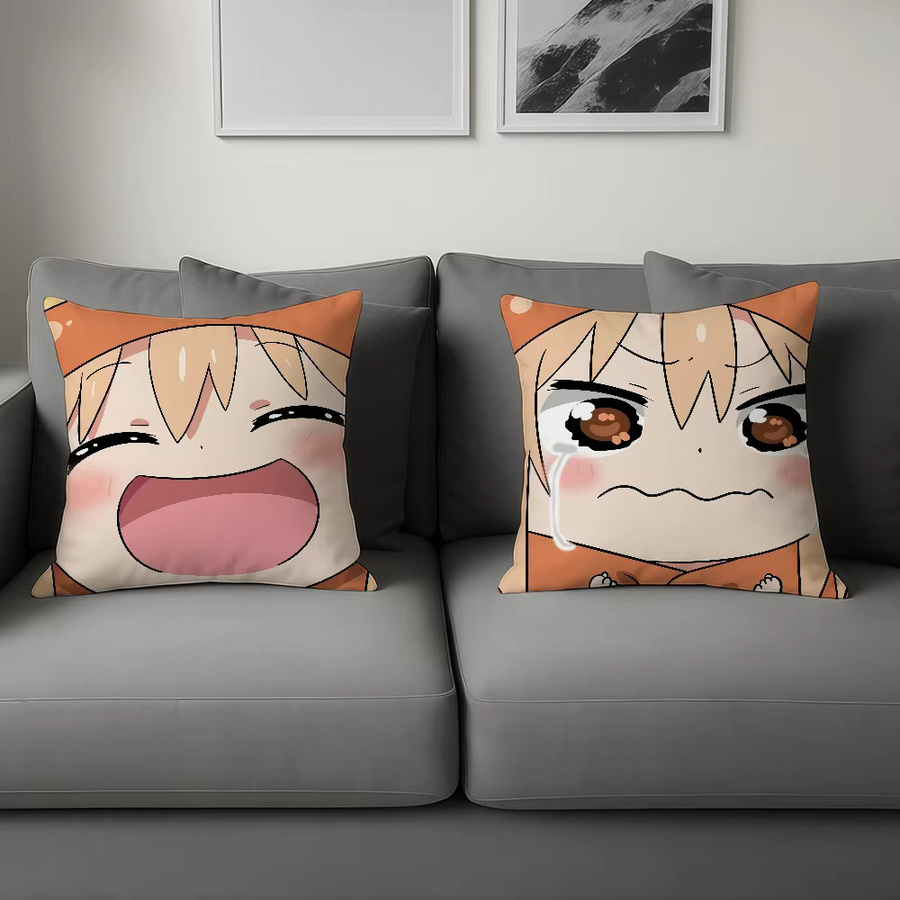 Sanrio Chibi Kawaii U-Maru Chan Kissenbezug im Anime-Design für Sofa und Wohnzimmer - Bild 3