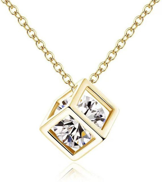 Lucky Star Jewelry Halskette, 925 Silber, Zirkonia, Damen - Bild 1