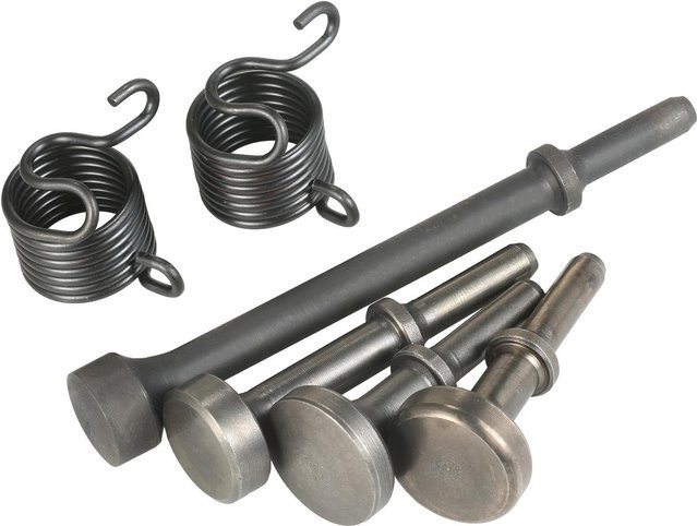 TOMTOP 6-teiliges Pneumatik-Lufthammer-Bit-Set aus Stahl in Dunkelgrau - Bild 1