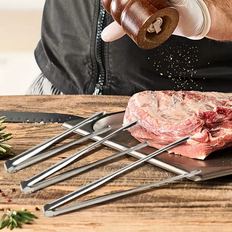 YOCITY Grillzange aus Edelstahl in Silber für BBQ und Haushalt - Bild 3