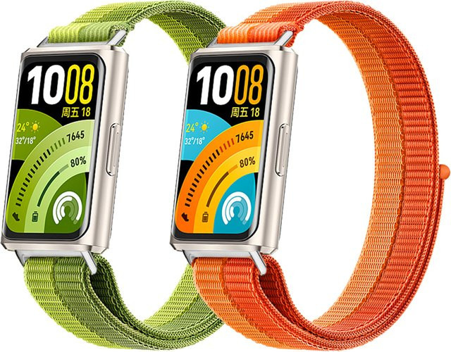 Huawei Uhrenarmband Nylon, grün, Unisex - Bild 1