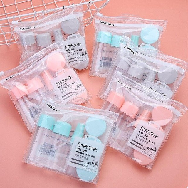 Binchi Health Technology Reise-Make-up Set, 8-teilig, Weiß - Bild 1