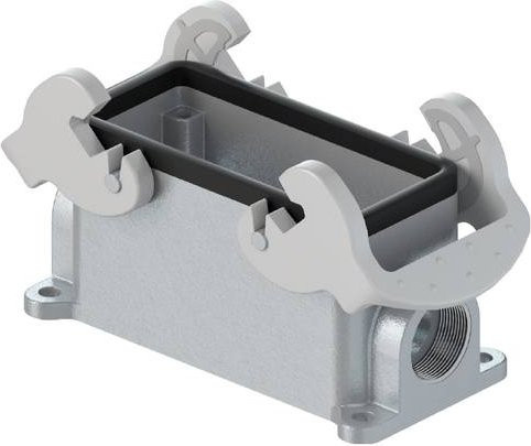 Wieland Electric Gehäuseunterteil 70.331.1635.1 in Grau aus Aluminium - Bild 1