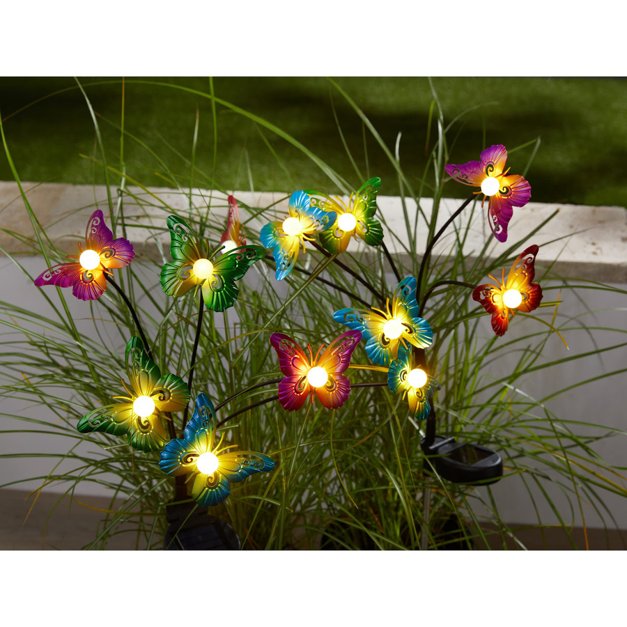Solar-LED-Gartenstecker Schmetterling - Bild 2