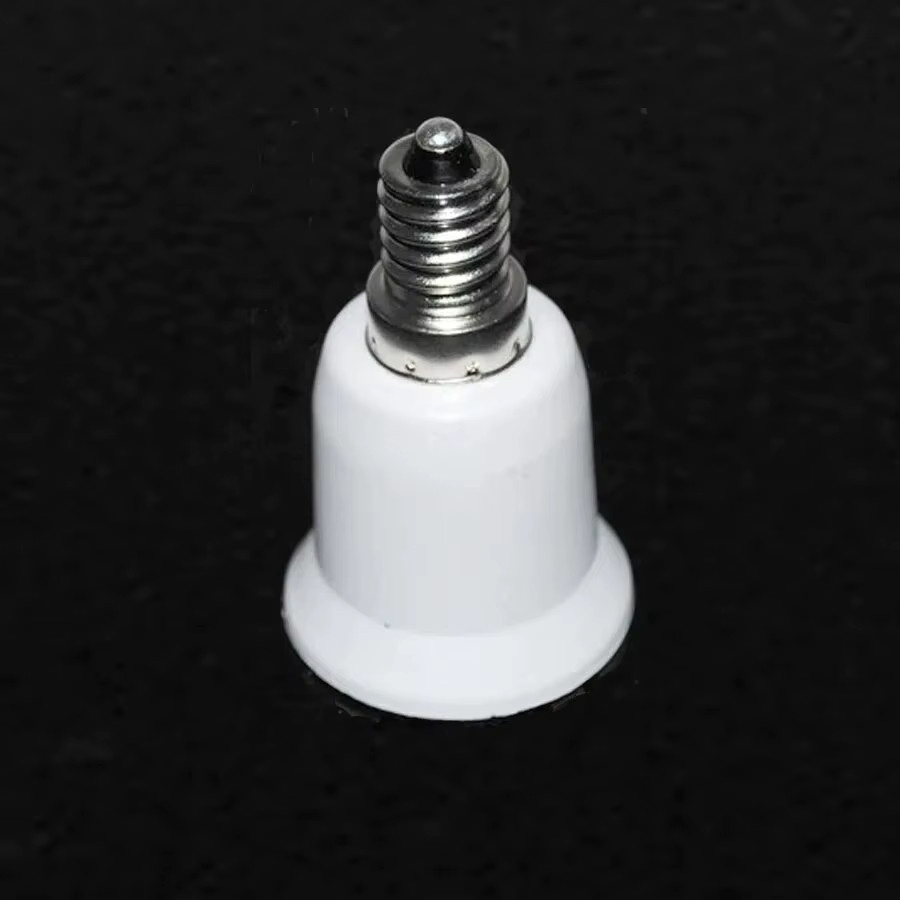 GGBEE Lampenfassung Konverter E14 auf E27 Adapter in Weiß - Bild 3