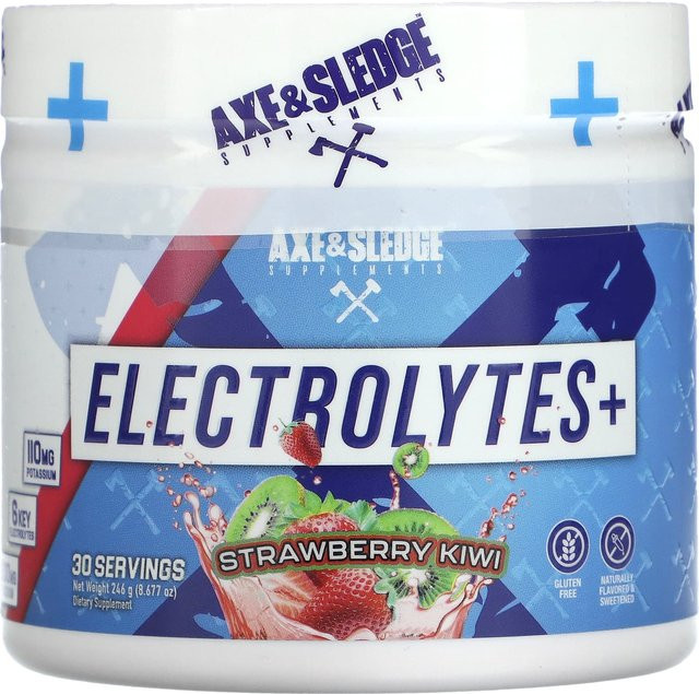 Ax & Sledge Supplements, Getränkepulver, Erdbeer-Kiwi, 246 g - Bild 1