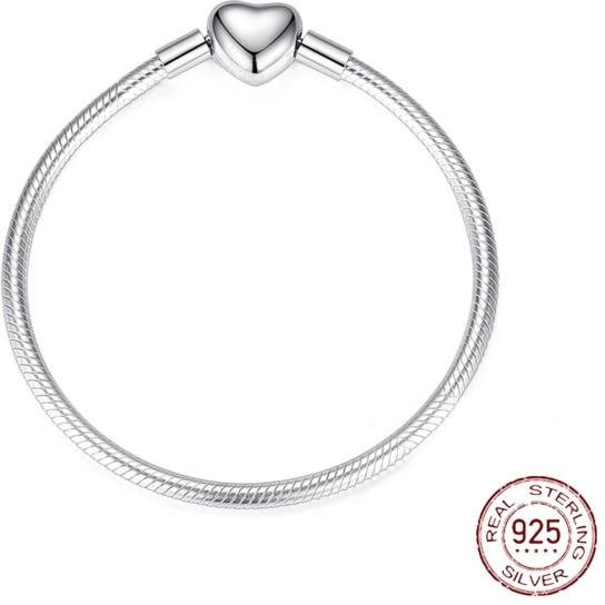 YIRAN Jewelry Armband, 925 Silber, Kristall, Blau, Damen, 17cm - Bild 1