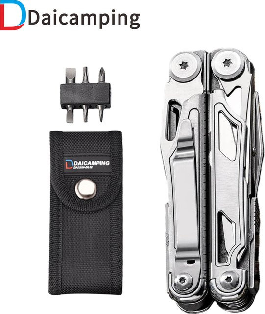 Daicamping EDC Multifunktionales Multitool mit Zange und Klinge in Silber - Bild 1