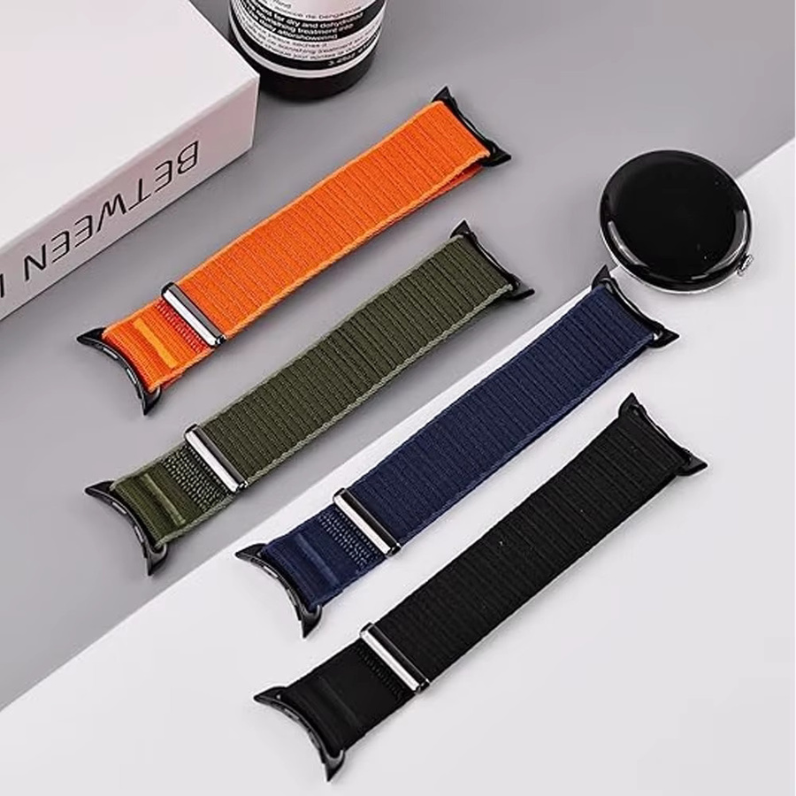 RMUTANE Uhrenarmband Nylon, Schwarz, Unisex - Bild 1