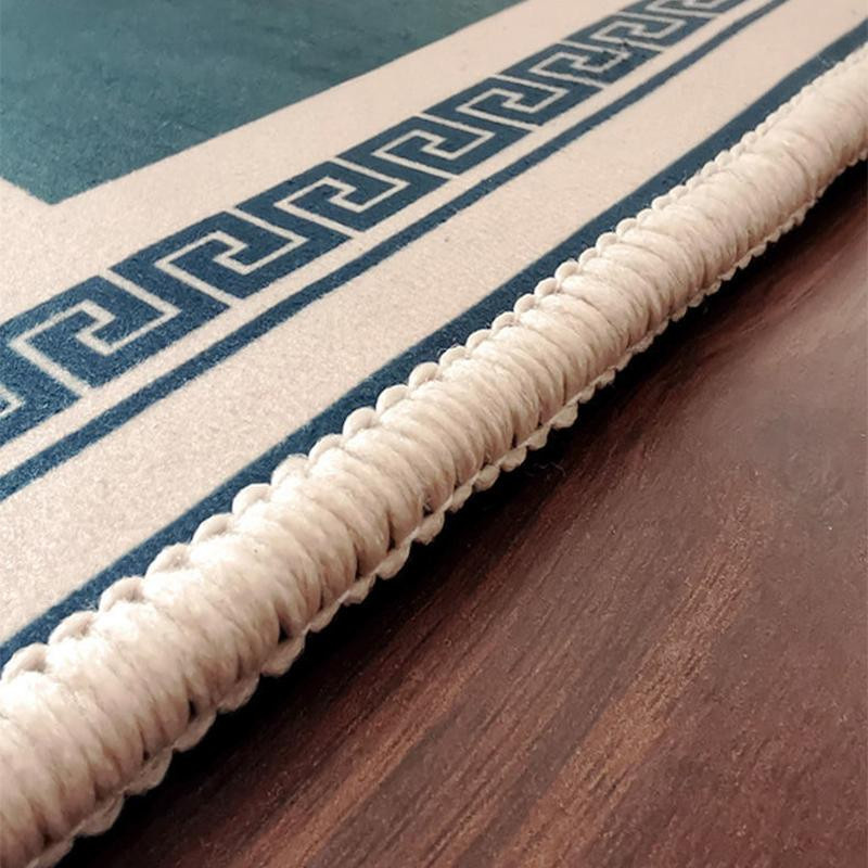 JGJG Teppich im traditionellen chinesischen Stil mit Blumenmuster, rutschfest und waschbar, B/B: 80 x 120 cm - Bild 2